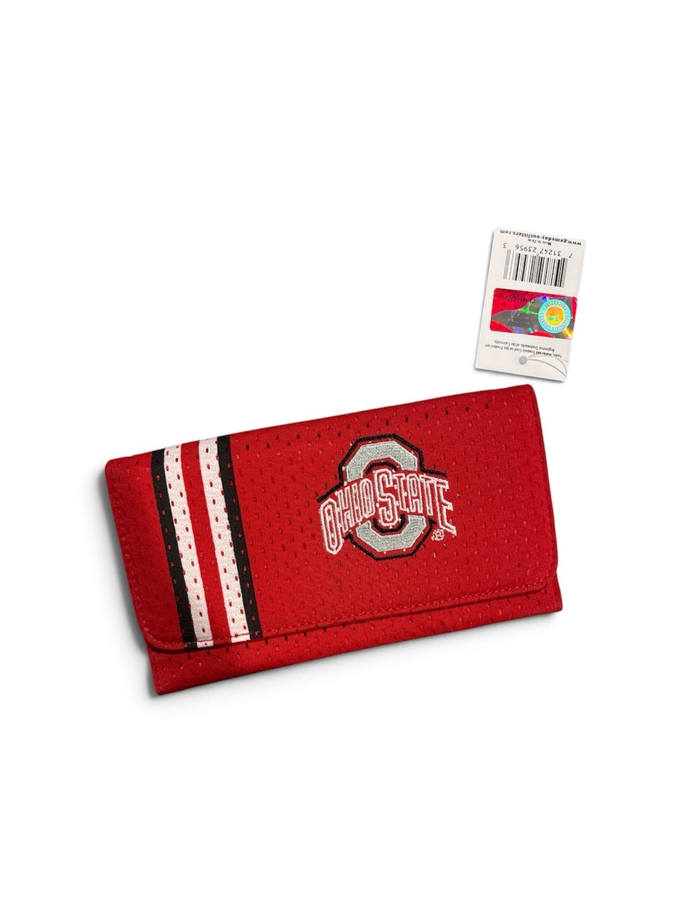 Red Tri-Fold Phone Wallet